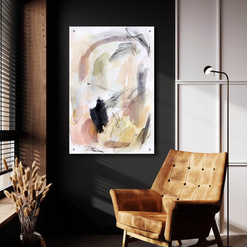 Art mural en verre épique «Sketches» par Hope Bainbridge, 24 po x 36 po, H 36 po x l 24 po