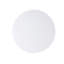 Table basse ronde à faible encombrement, style rotatif moderne, bois manufacturé blanc doux, 23,6 po