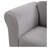 Dark Gray Velvet Kids Upholstered Chair with Ottoman