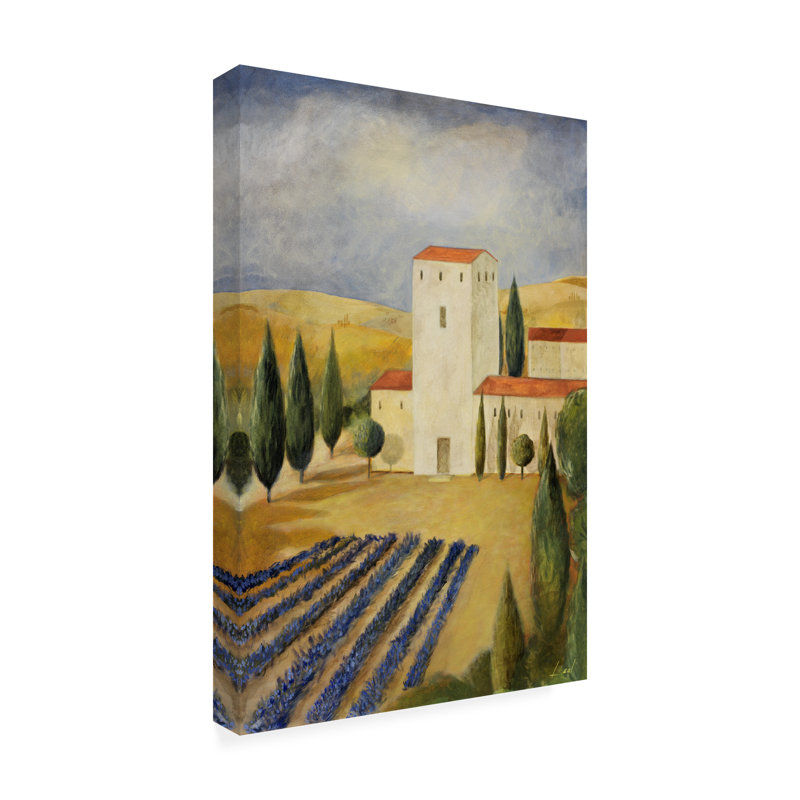 Toile d'extérieur Pablo Esteban «Tuscan Farm 1», H 47 po x l 30 po x P 1,5 po