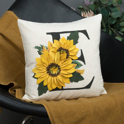  Appliqued Pillow Cover