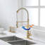 Robinet de cuisine rétractable à poignée simple avec accessoires-80832015