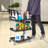 32.76'' H x 25.62'' W Utility Cart with Wheels