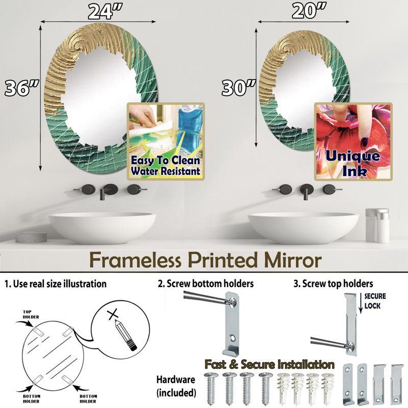 Miroir Santolina, 30 po x 20 po