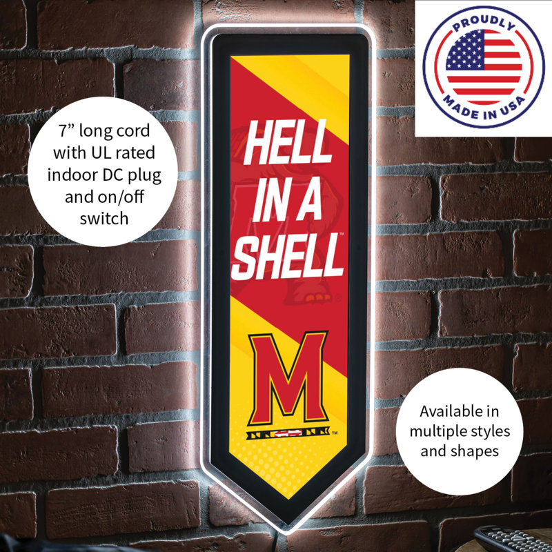 Enseigne murale NCAA Team Pennant, Université du Maryland