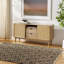 Shealy géométrique tissé à plat à la main et recyclé P.E.T. Tapis noir / brun clair-1279976805