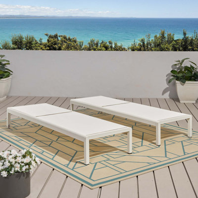 Caggiano 77.56'' Long Reclining Chaise Lounges