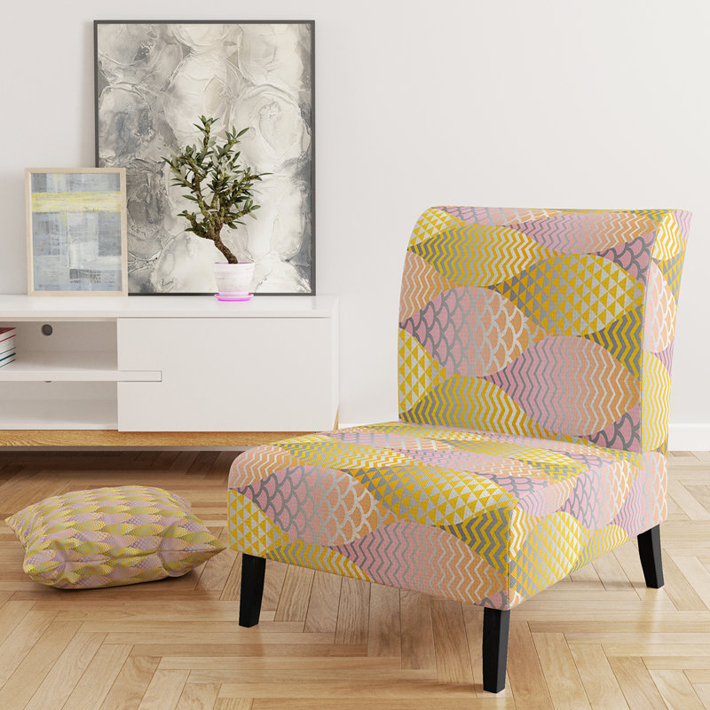 Fauteuil de chambre en tissu Golden