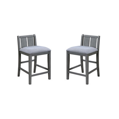 Ensemble de 2 chaises à hauteur de comptoir Gregorio