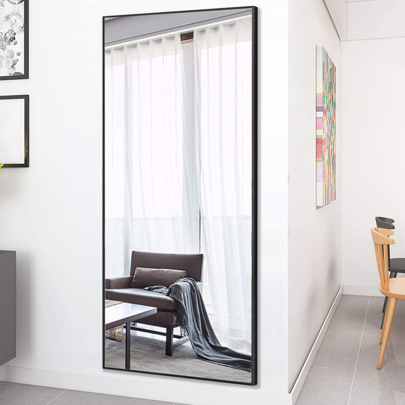 Miroir pleine longueur Ronan, H 71 po x l 32 po x P 4 po, Noir