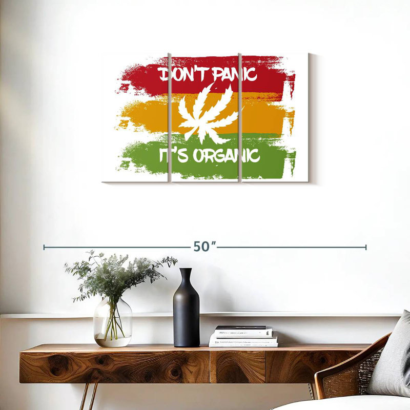 Organic Marijuana, 20" H x 33" W