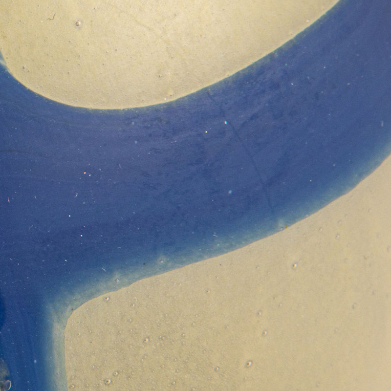 Vase en verre avec design
