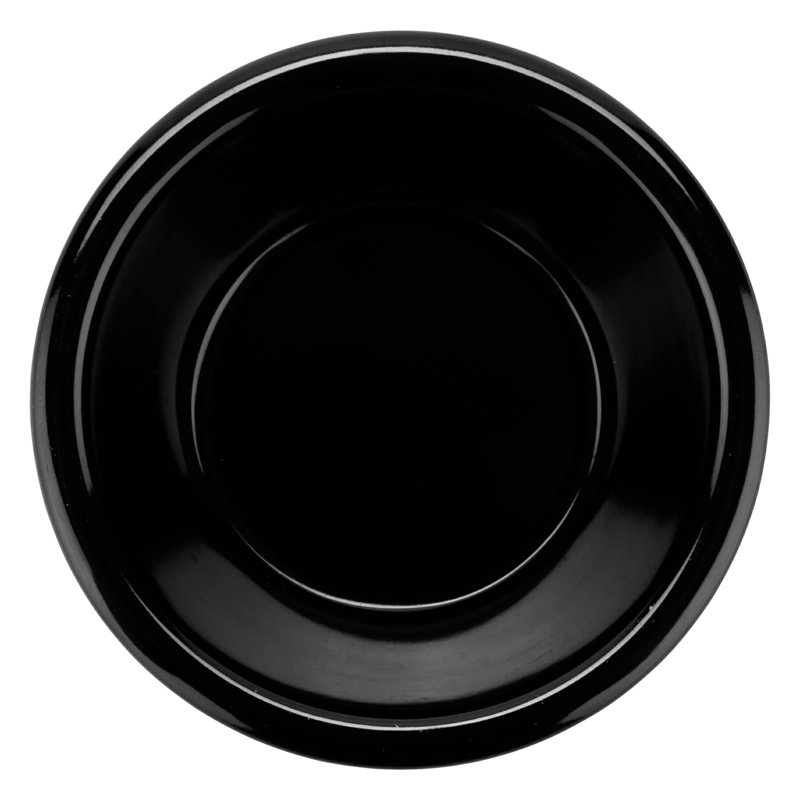 GET Plat de cuisson en mélamine et ramequin, Noir