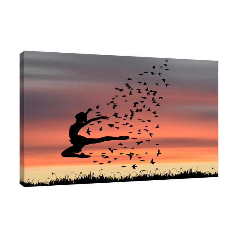 Dance by Dominic Liam - Wrapped Canvas Print, 30cm H x 46cm W x 4cm D