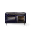 ILVE Nostalgie II 60 Dual Fuel Range, 9 Burners, Griddle-233757067-233756795