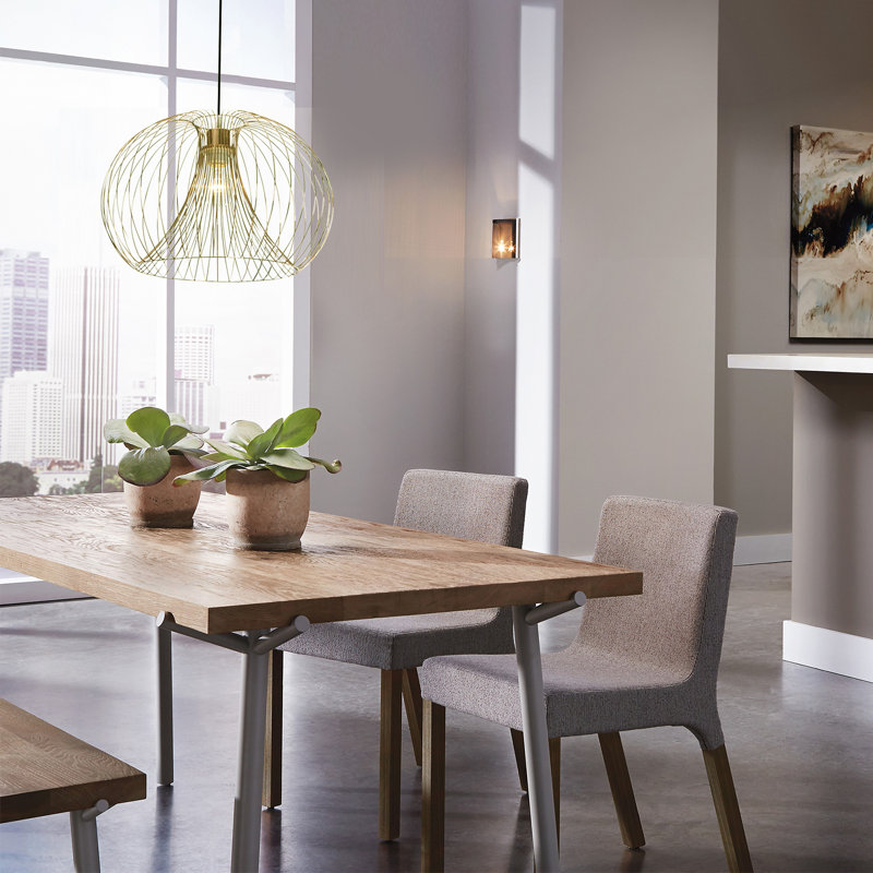 Alfington 1 - Light Geometric Pendant, Brushed Gold