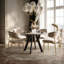 Extendable Round Metal Base Dining Table-221239676-221239674