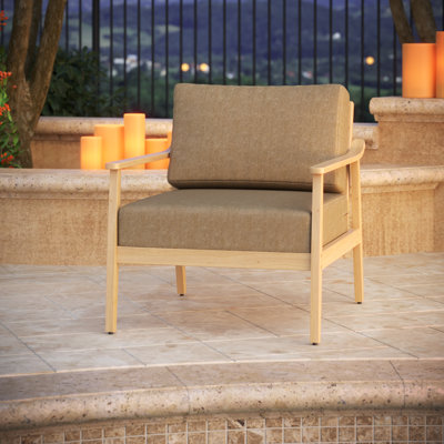 Amala Outdoor Sunbrella® Seat/Back Cushion by Birch Lane