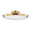 Draper 1 - Light 15.5'' Unique/Statement Circle LED Semi Flush Mount-659689949