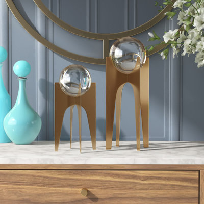 Ensemble de 2 globes d'eau Cambry