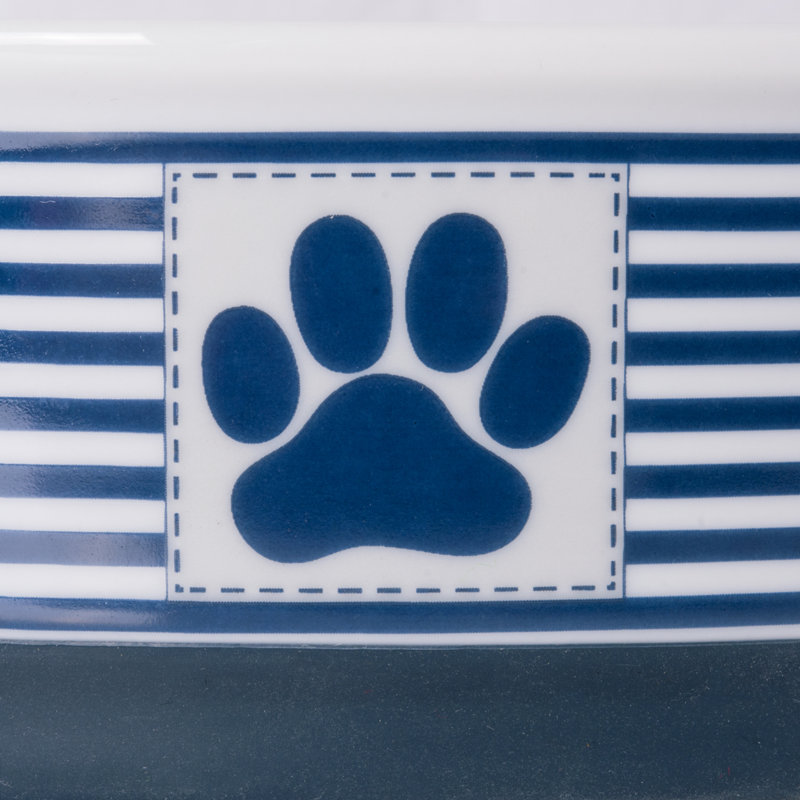 Bol pour animal de compagnie, Bleu nautique