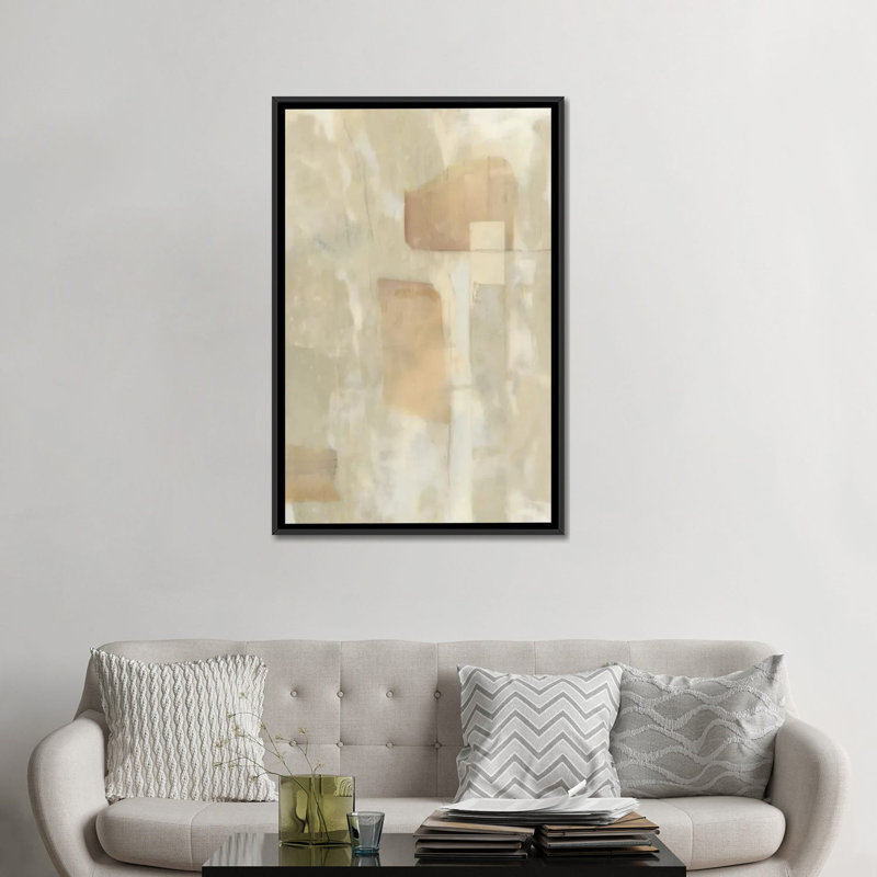«Transept II», reproduction sur toile, H 26 po x l 18 po x P 1,5 po, Toile avec cadre noir, Pas de tapis