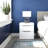 Capri Modern Double Drawer Low Profile Nightstand-1915568809