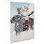 A Warrior In A Snow Storm by Toyohara Chikanobu - Wrapped Canvas Painting-55320103
