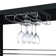 Kwesi Rectangular 2-shelf Bar Unit - Only Bar Included