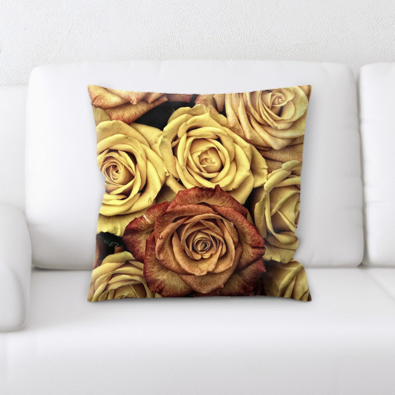 Coussin roses