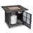 Endless Summer, 30" Square LP Gas Outdoor Fire Pit with Decorative Tile Mantel