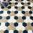 GlueCore Mosaic 28mil x 12" W x 10" L Glue Down Vinyl Tile Flooring-59480816