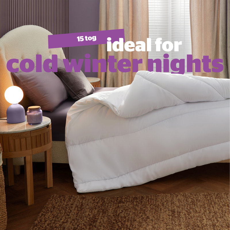Silentnight Deep Sleep 15 Tog Winter Extra Warm Cosy Duvet, Double