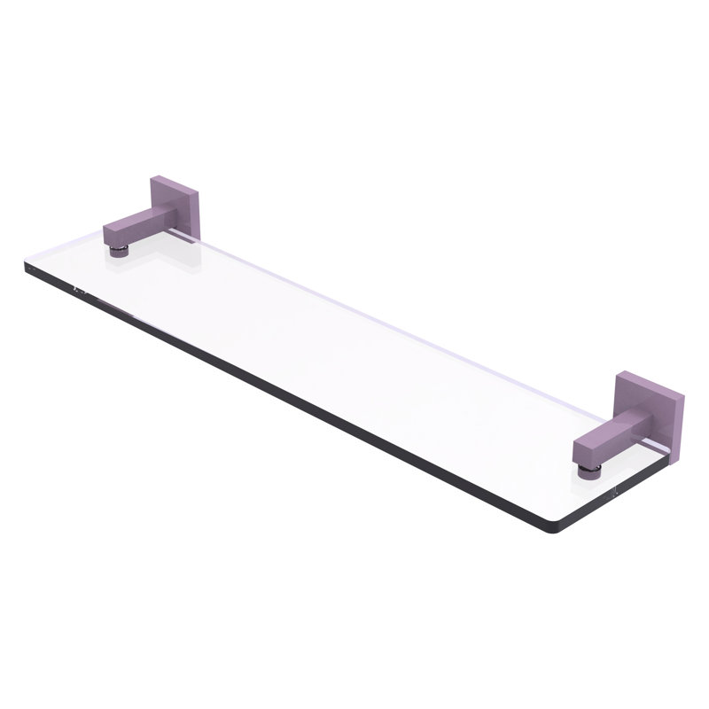 Tablette de meuble-lavabo en verre avec bords biseautés Montero Collection Montero, H 2 po x l 22 po x P 5,7 po, Beige ombré