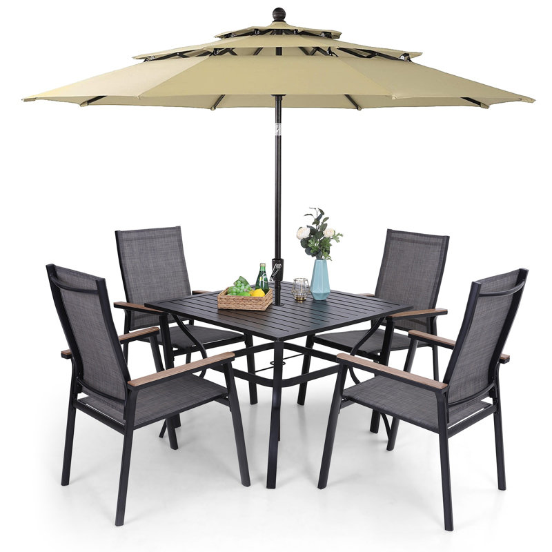 4 - Person Patio Dining Set with