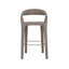 Atika Upholstered Stool with Metal Frame-306444665