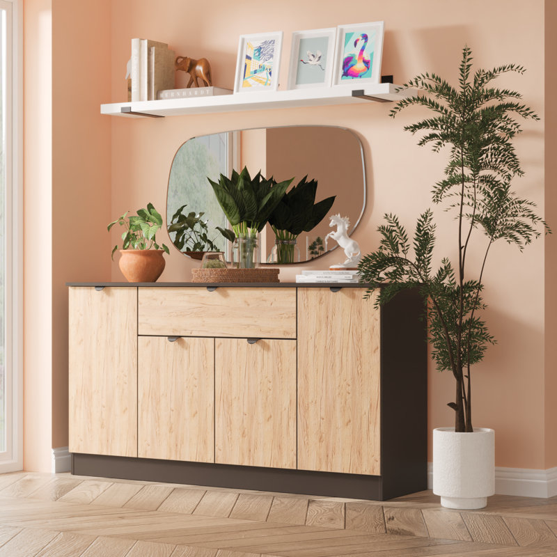 Bernan 144cm Sideboard, Grey