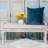 Parkland Collection Artemis Transitional Teal Throw Pillow-951637711