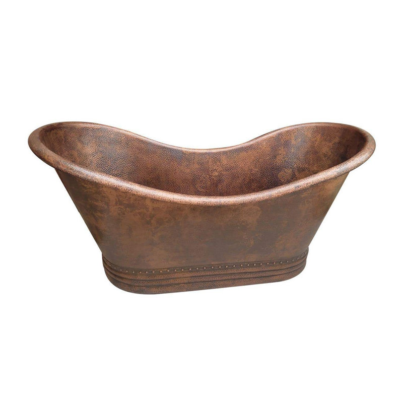 72'' x 34'' Soaking Copper Bathtub
