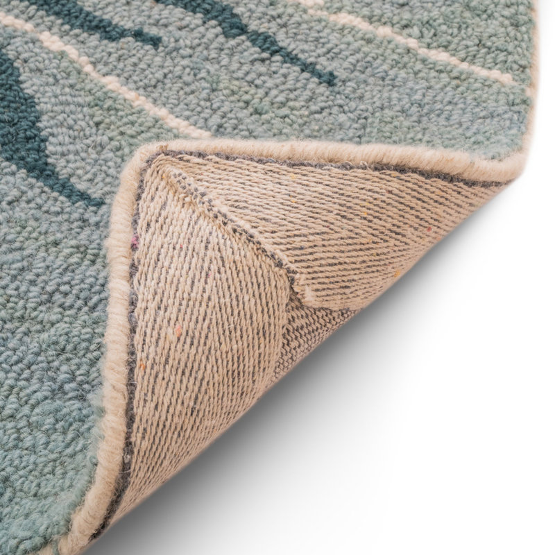 Performance Hand Tufted Wool Floral Indoor Rug, Rectangle 8' x 10'