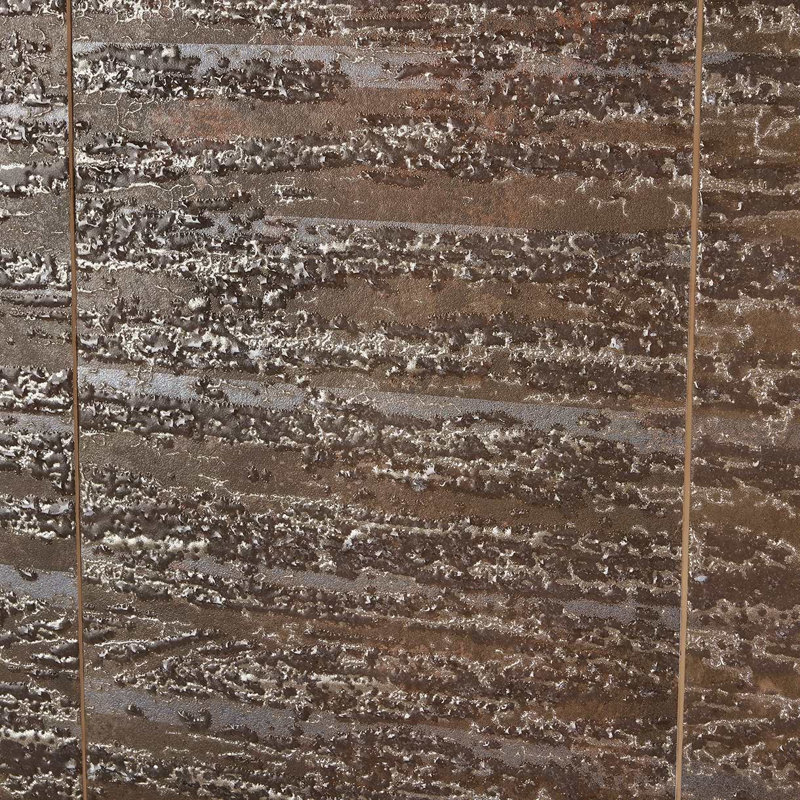Twilight 12X48 Metal Look Porcelain Tile, Deco Oxide
