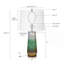 Lampe de table en verre