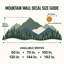 Autocollant mural repositionnable Forêt de montagne pour chambre d'enfant et crèche-494148242
