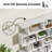 Geometric Bookcase 62.6'' H Geometri 5-Tier Bookcase -663637677