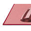 Tapis tissé à la machine en rouge-68659088