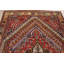 Tapis traditionnel rouge à motif géométrique 5 x 9