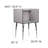 Wright Height-Adjustable Starter Student Study Carrel/Testing Center Desk-61067529