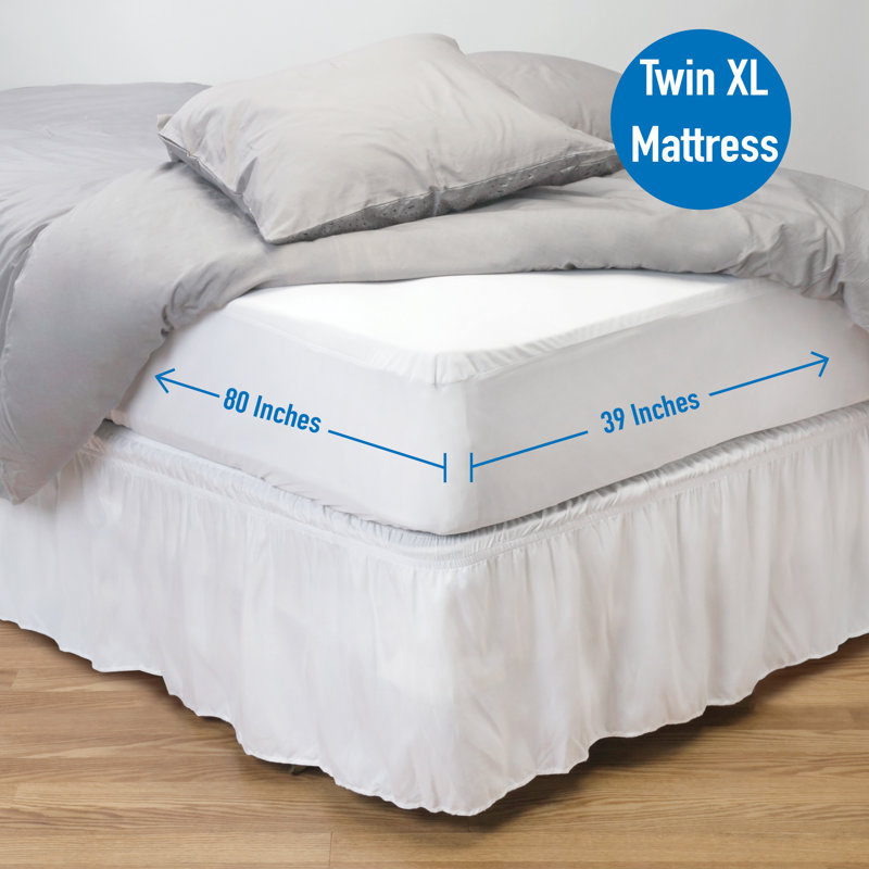 Protège-matelas à fermeture à glissière Alwyn Home, Lit simple