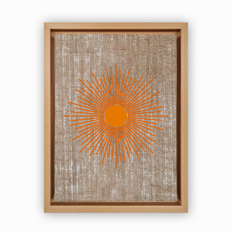 Decorative Canvas Painting, Wood, 37.8" H x 26" W