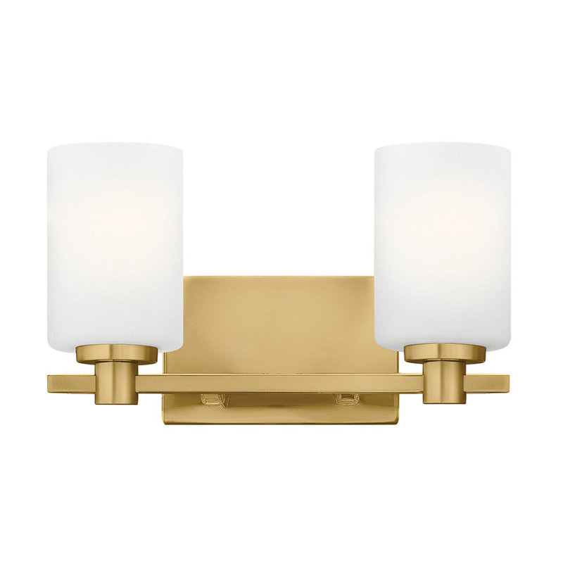 Hinkley Karlie Bathroom Vanity Light, Lacquered Brass